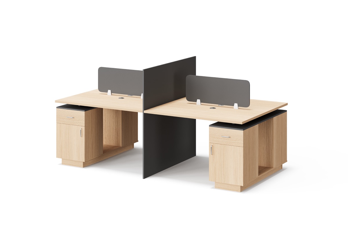 4-Seat Office Workstation — feature detail 3