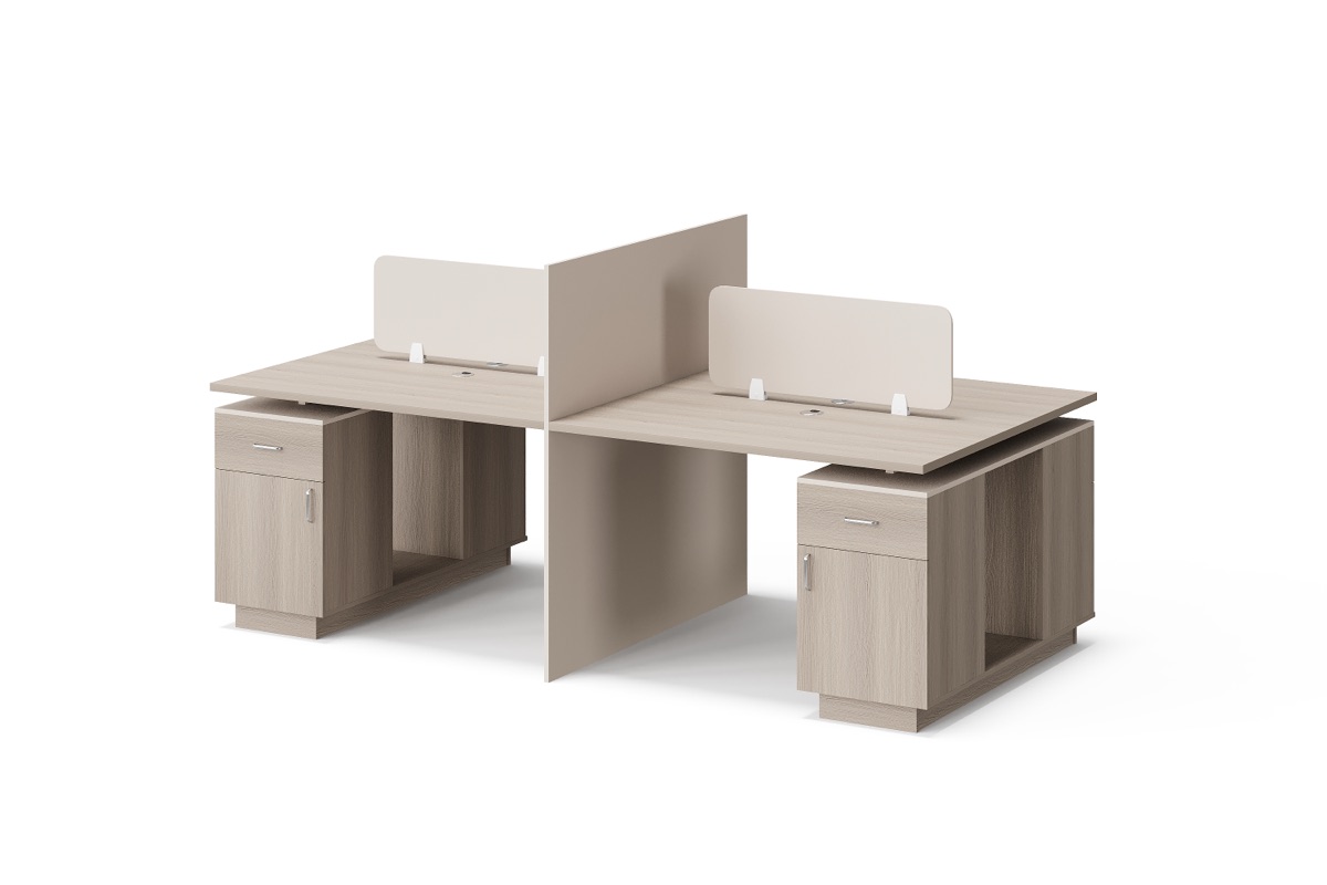 4-Seat Office Workstation — feature detail 5