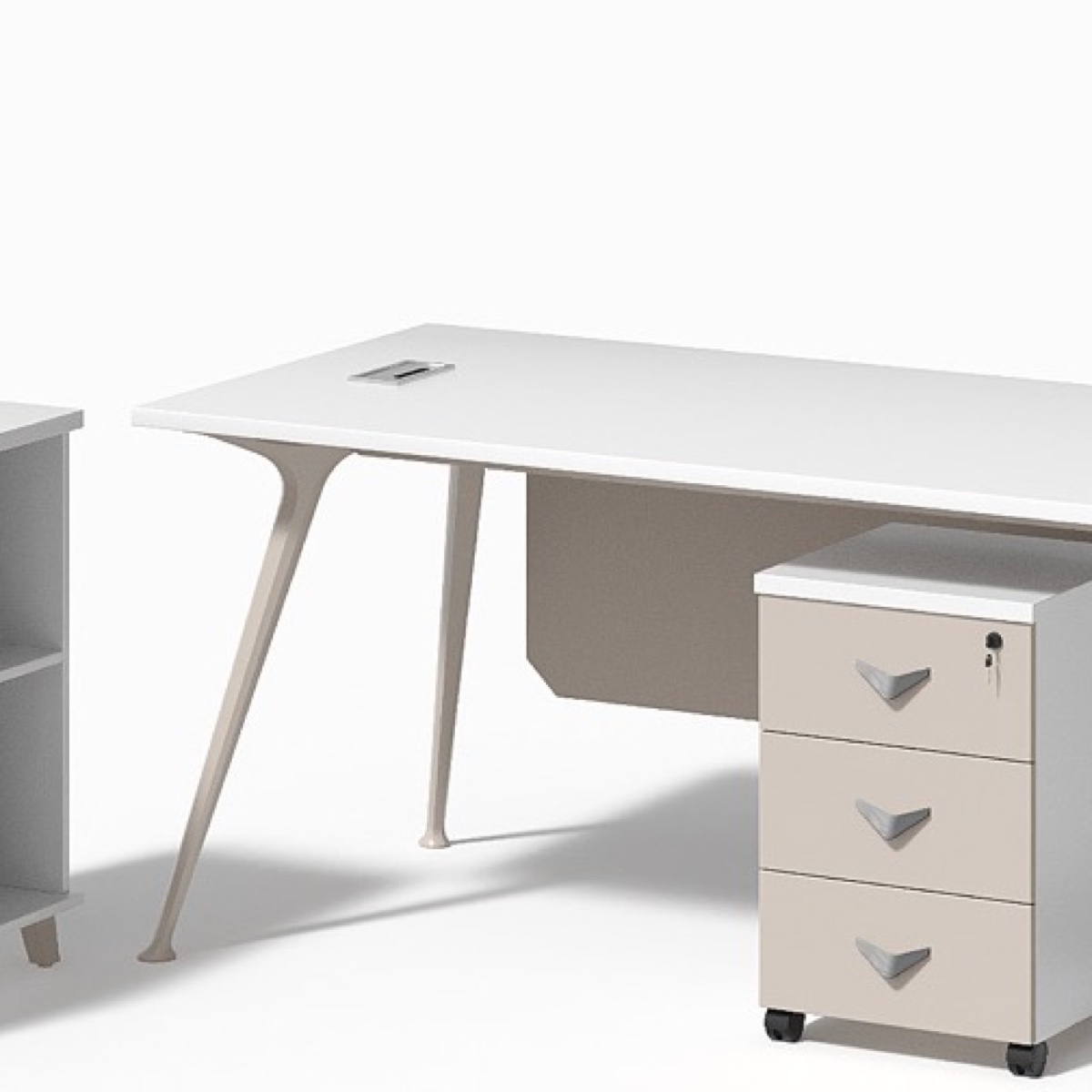 Meja Eksekutif dengan Kabinet Laci — detail fitur 2