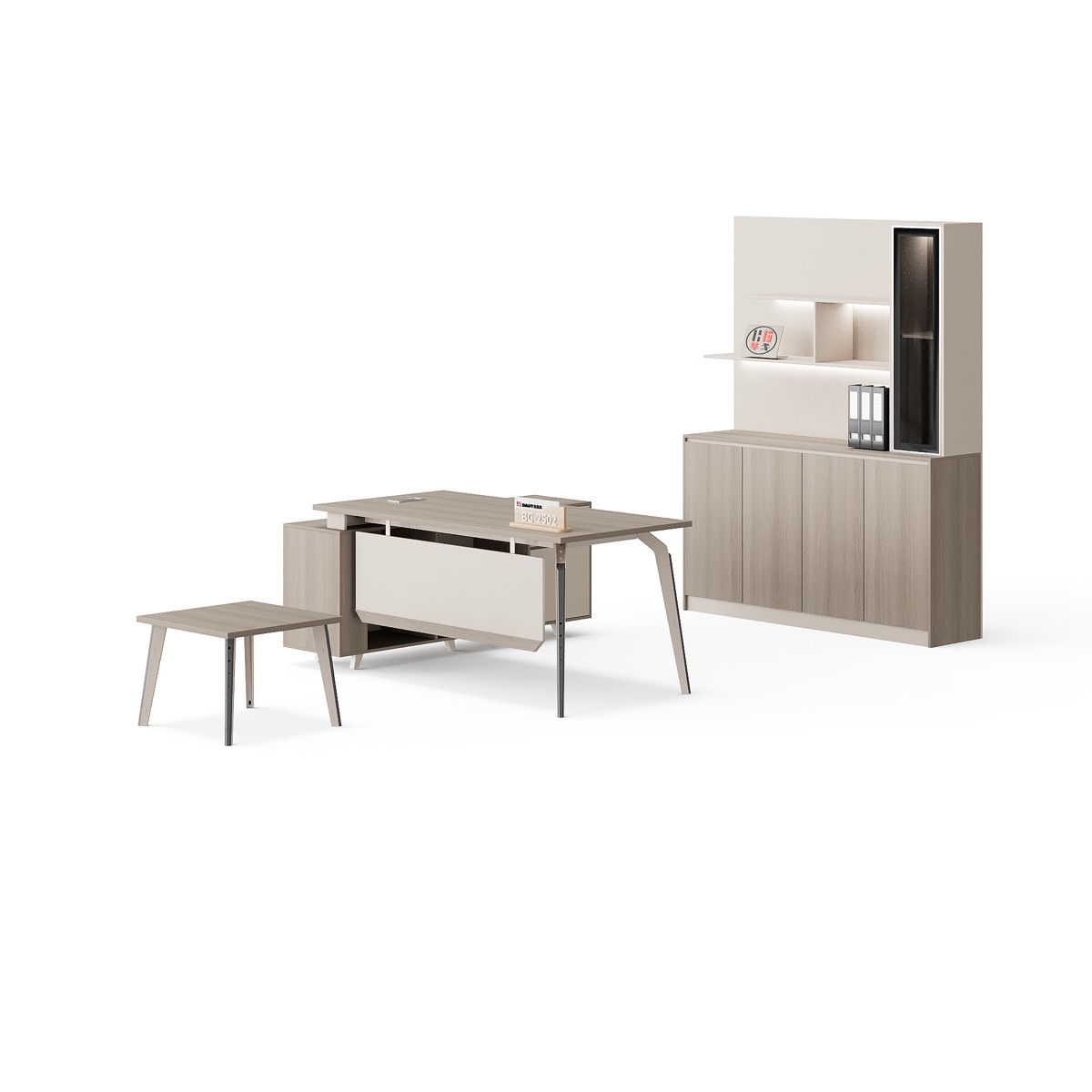 L-Shape Director Desk — feature detail 2