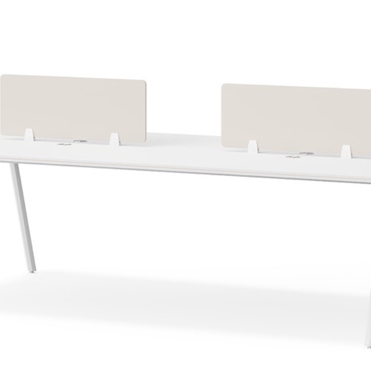 Workstation Kantor 2 Orang Panel Privasi — detail fitur 2