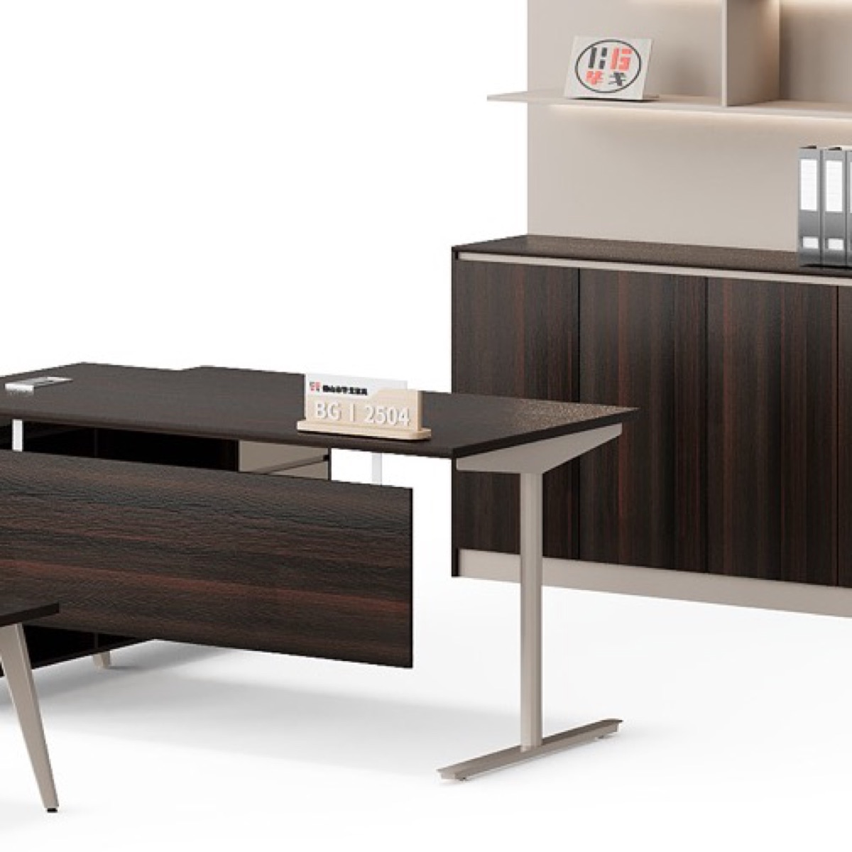 Reception Desk with Display Niche — feature detail 2