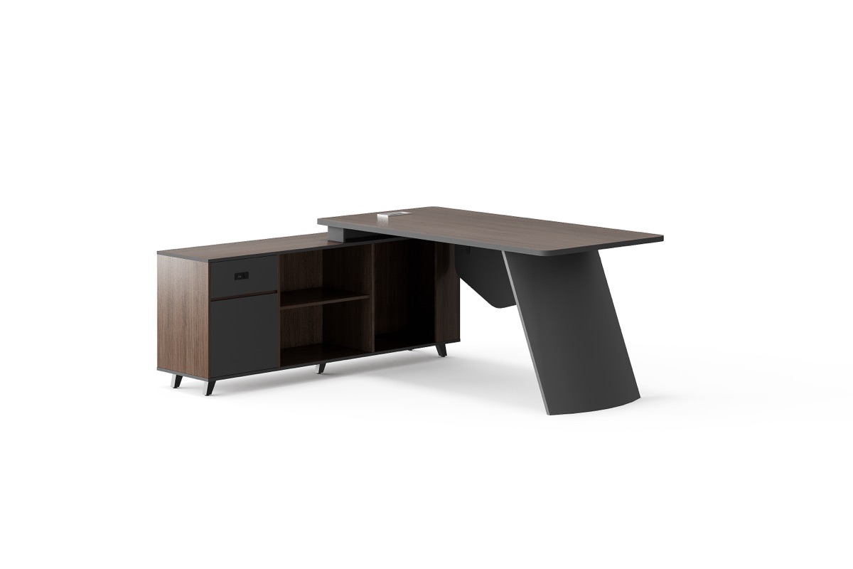 BG Tembus 481 Produk: Meja Direktur L-Shape & Workstation