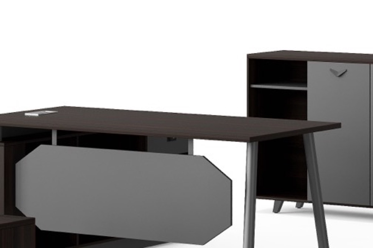 Meja Eksekutif L-Shape — detail fitur 2