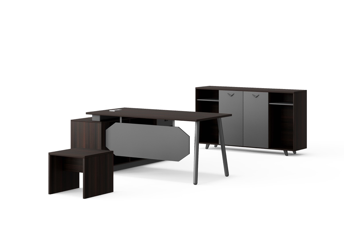 Meja Eksekutif L-Shape — BG-2515LA-B13