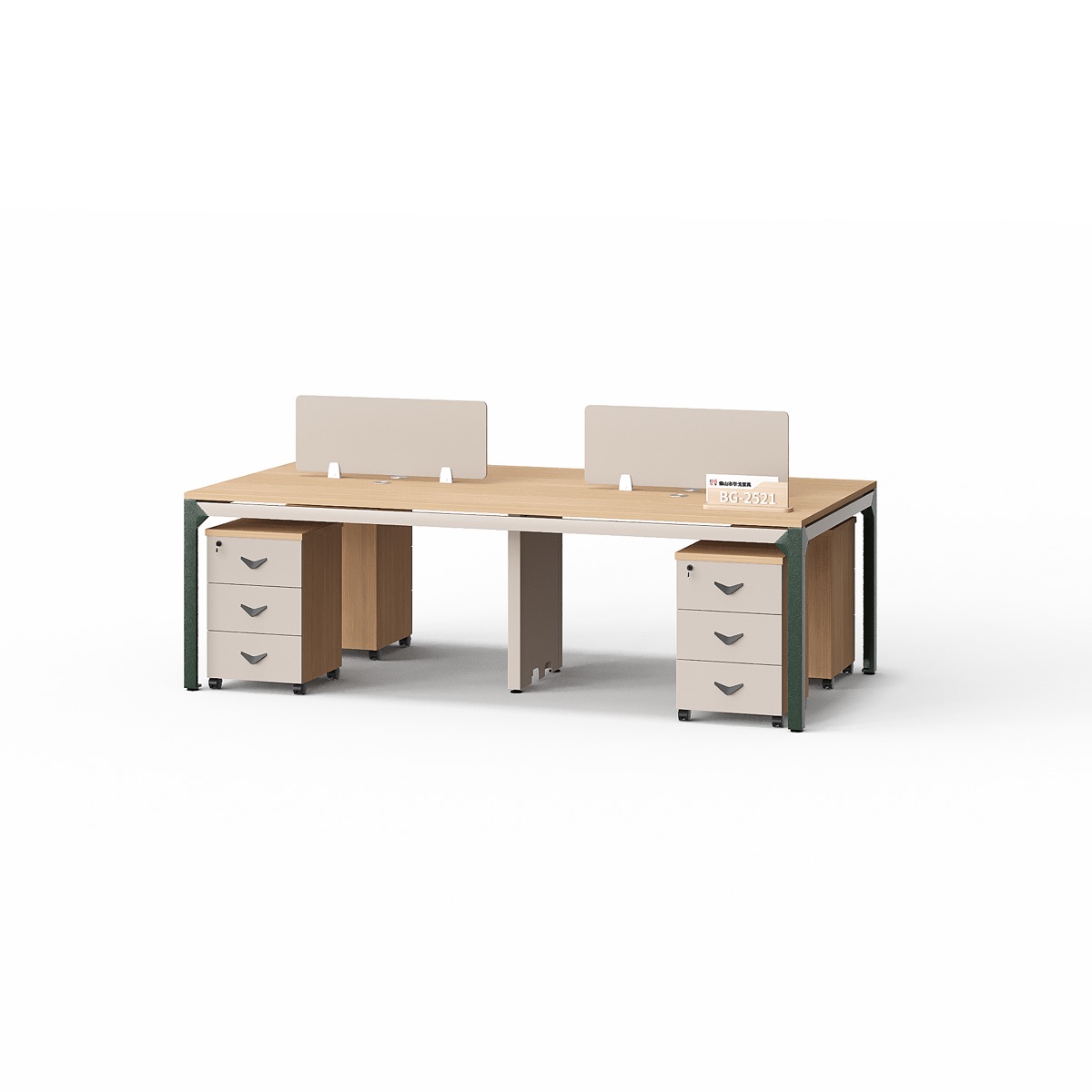 2-4 Person Office Bench Workstation — feature detail 2