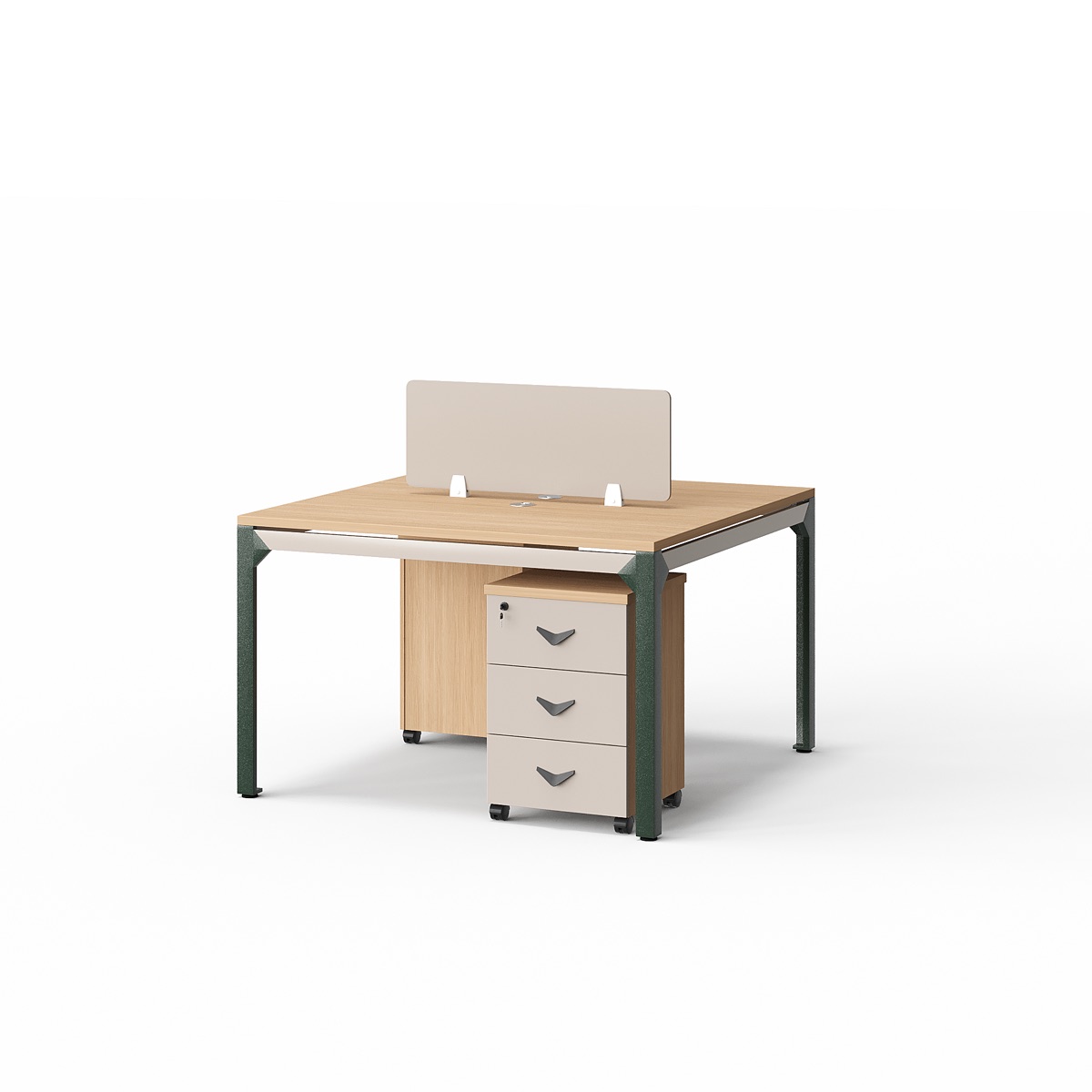 Workstation Bench Kantor 2-4 Stasiun — BG-2521W