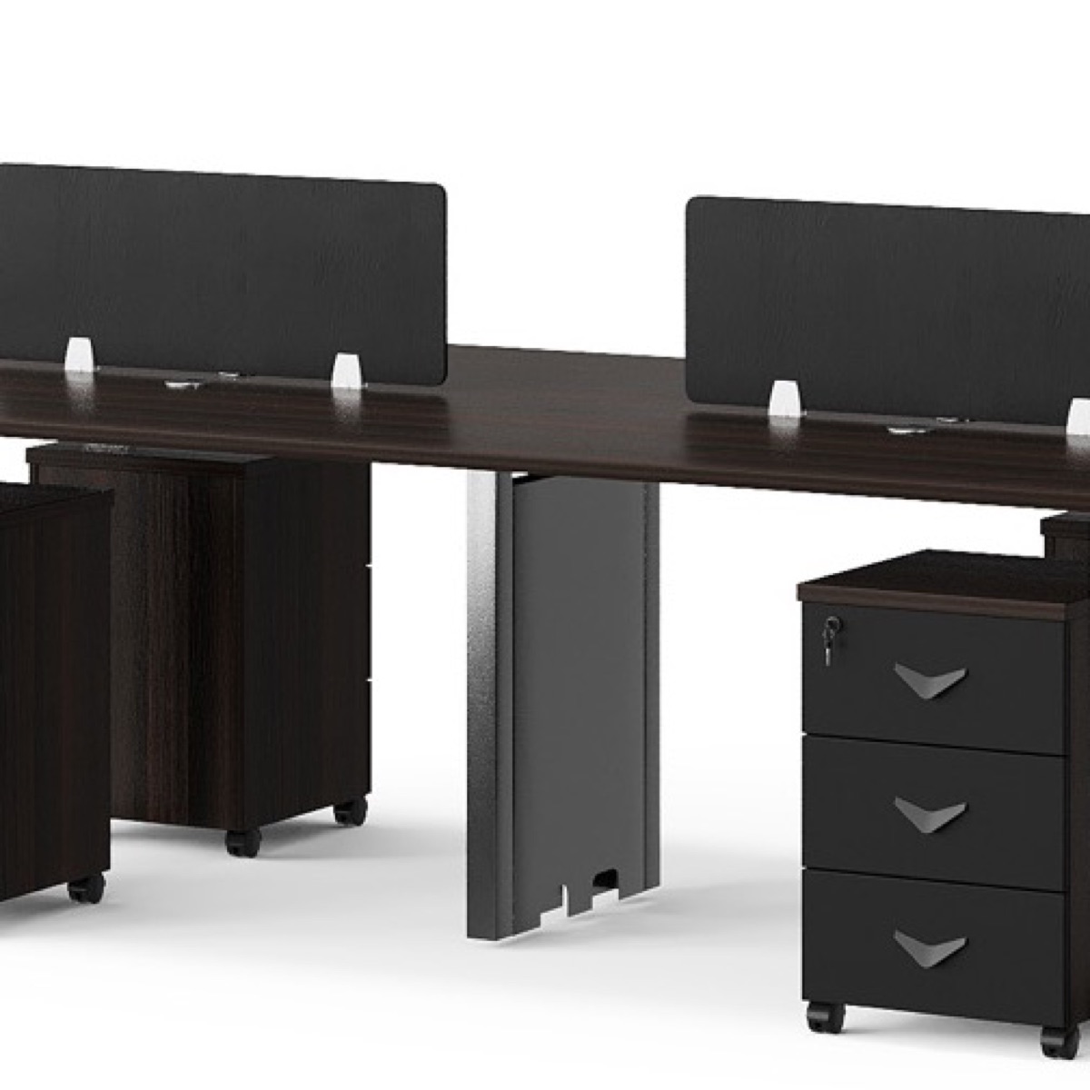 4-Seat Office Workstation — feature detail 2