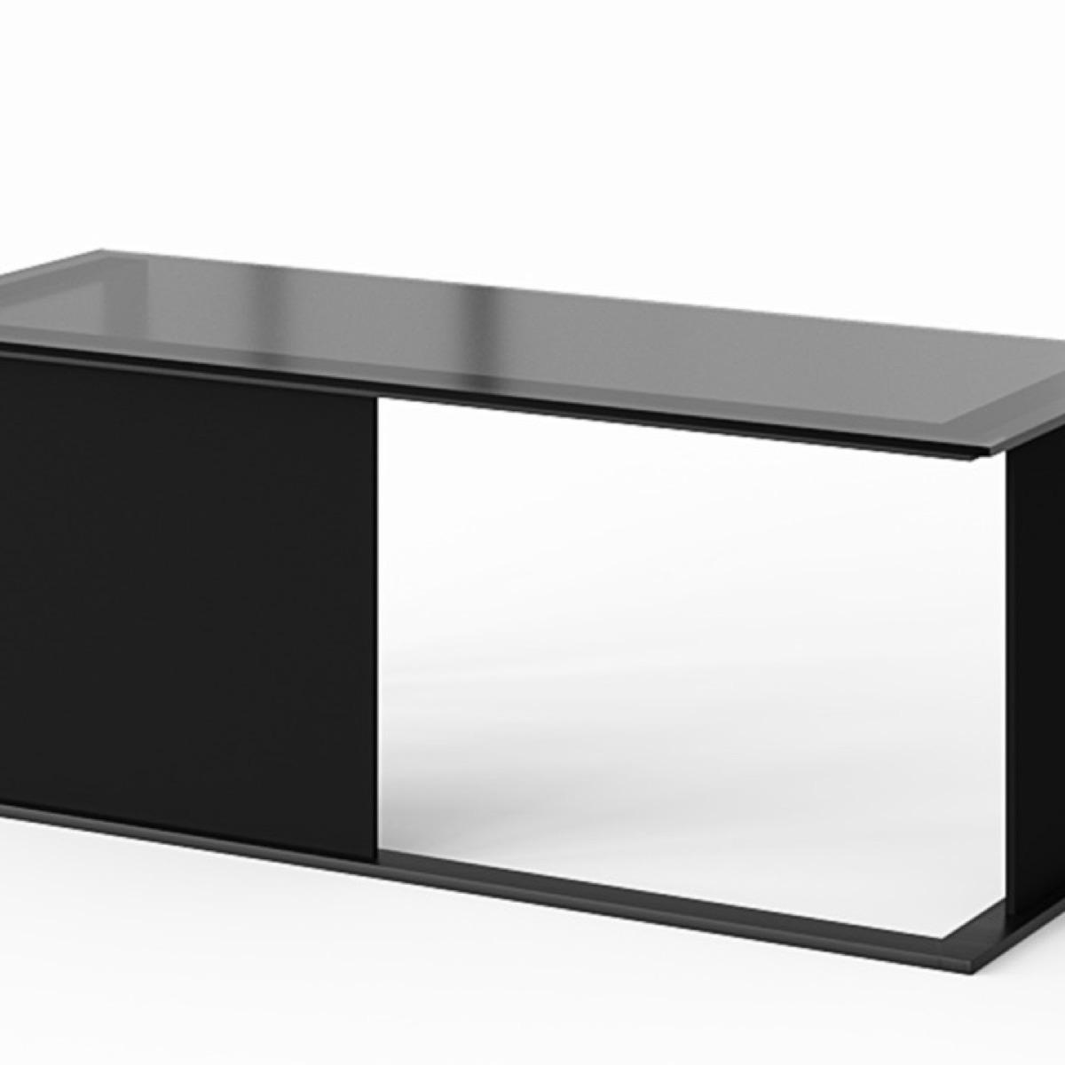 Meja Eksekutif L-Shape + Side Cabinet — detail fitur 1