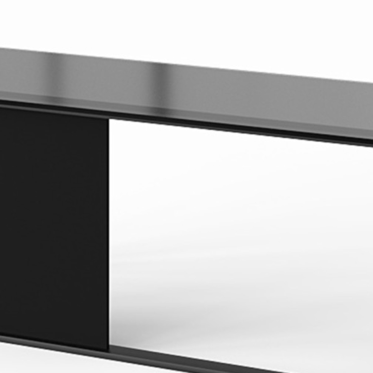 Meja Eksekutif L-Shape + Side Cabinet — detail fitur 2