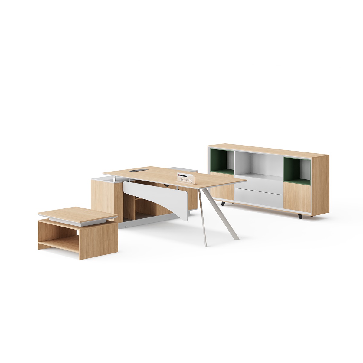 Meja Eksekutif L-Shape — detail fitur 4