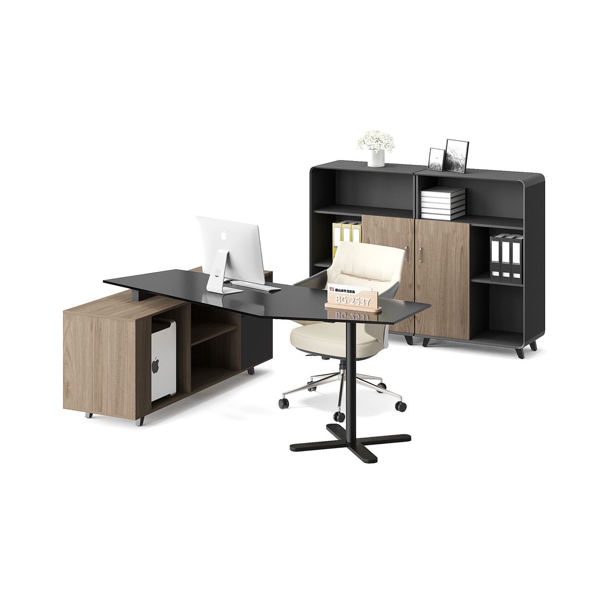 Meja Eksekutif L-Shape — detail fitur 3