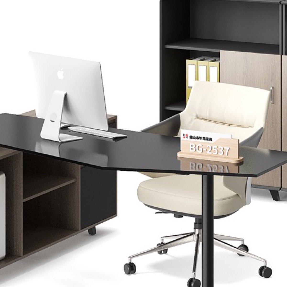 Meja Eksekutif L-Shape — detail fitur 2