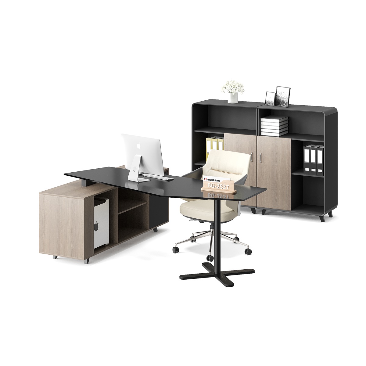 Meja Eksekutif L-Shape — BG-2537-G2