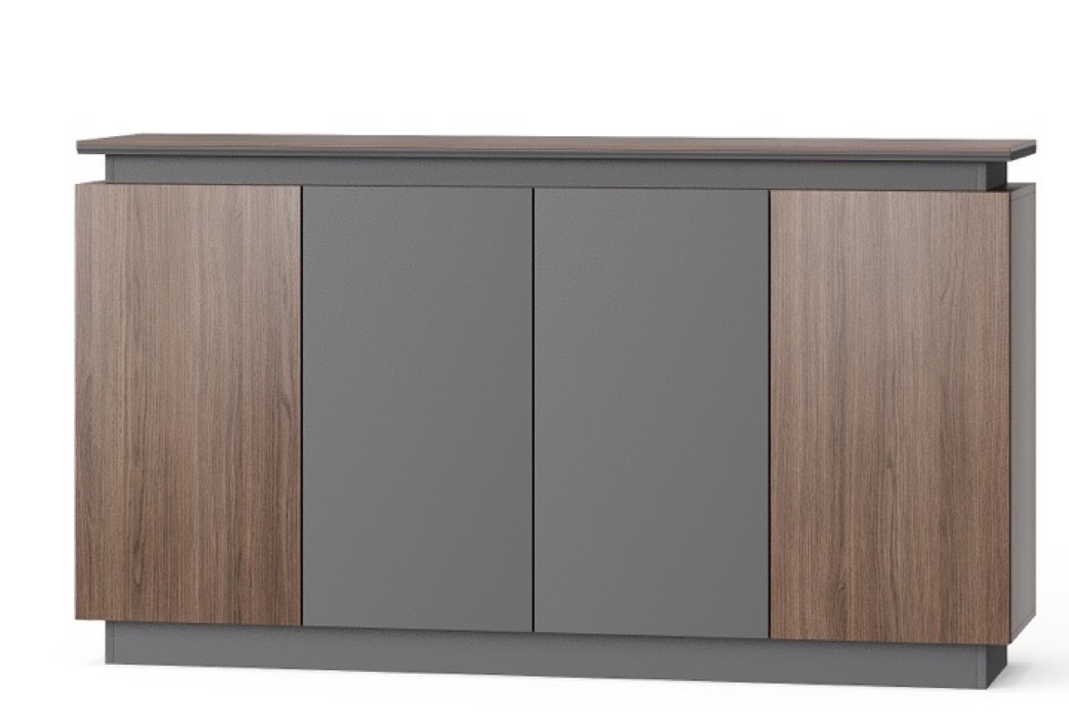 Kabinet Arsip 4 Pintu Dua Warna — detail fitur 1