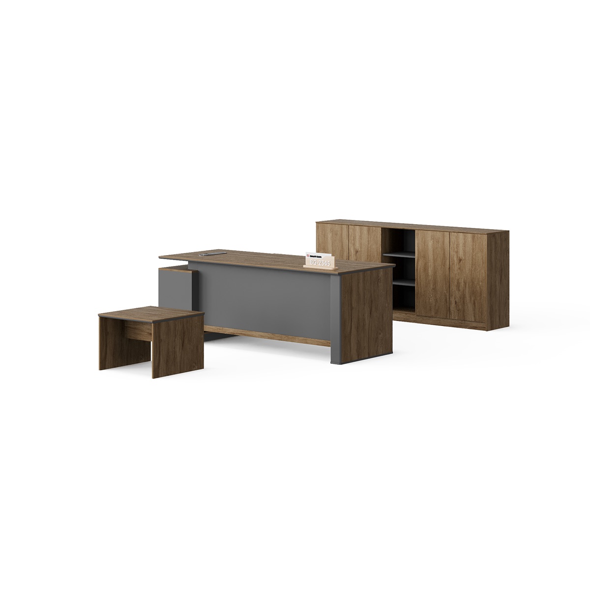 Meja Manager Kantor Hitam — BG-2545-B4