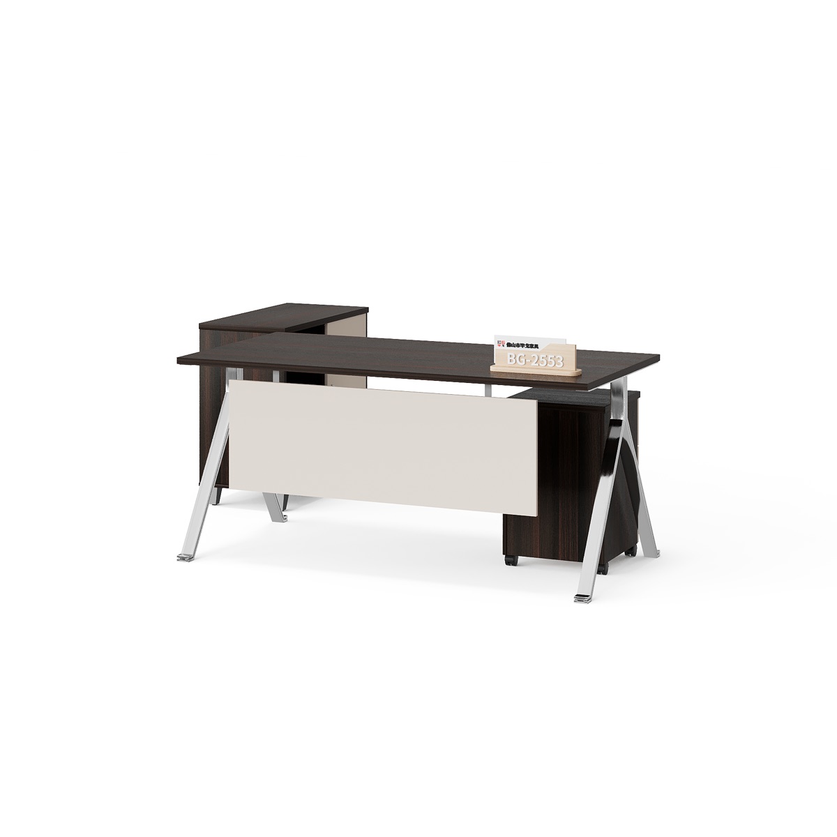 Meja Direktur + Kabinet Set — BG-2553