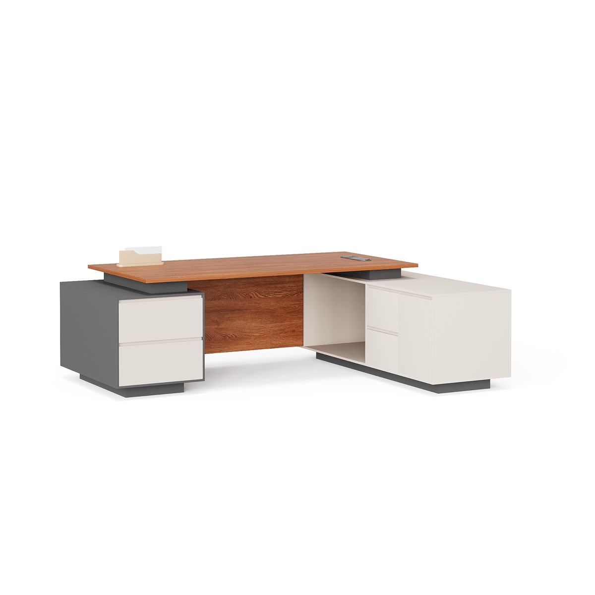 Meja Manajer dengan Kabinet Terintegrasi — BG-2556F — Foshan China office furniture manufacturer