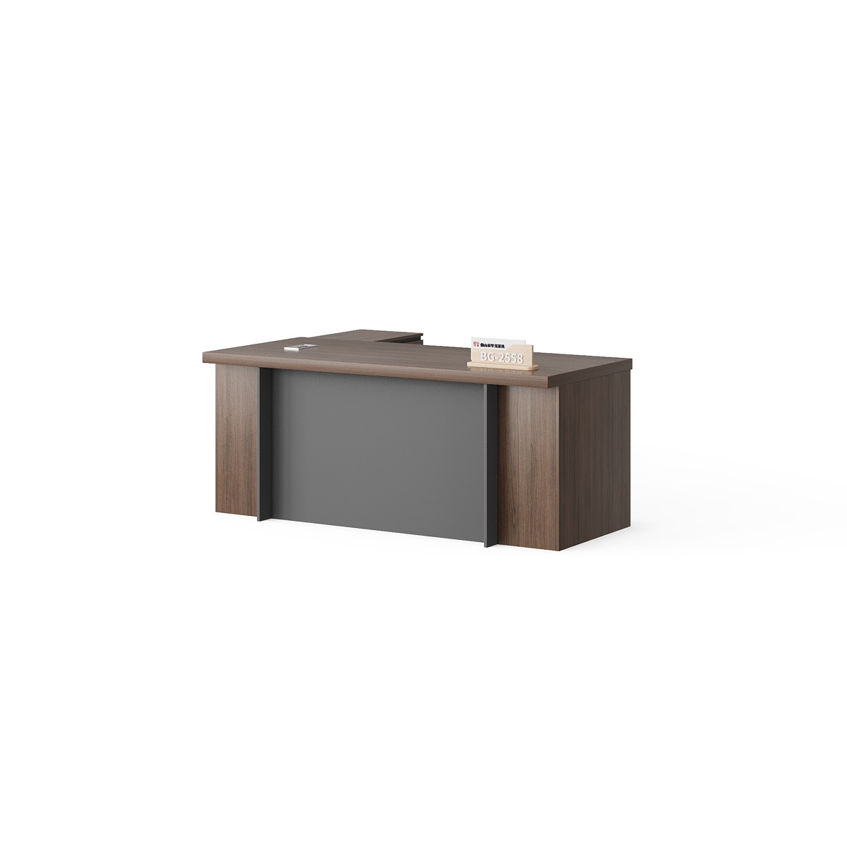 Meja Direktur L-Shape Modern — detail fitur 1