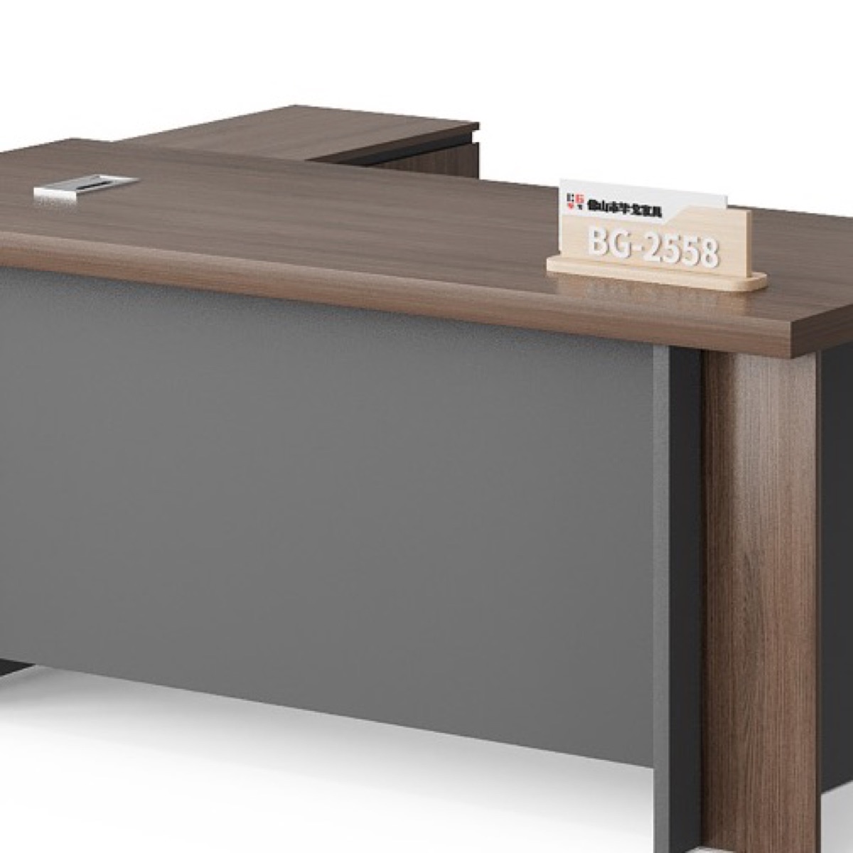 Meja Direktur L-Shape Modern — detail fitur 2