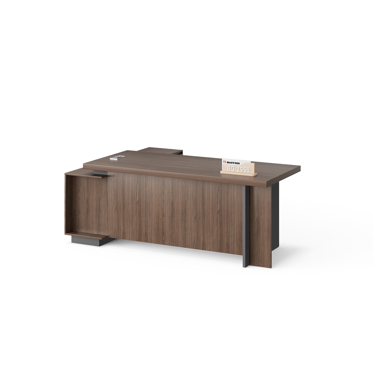 Meja Eksekutif L-Shape — BG-2558L-G17