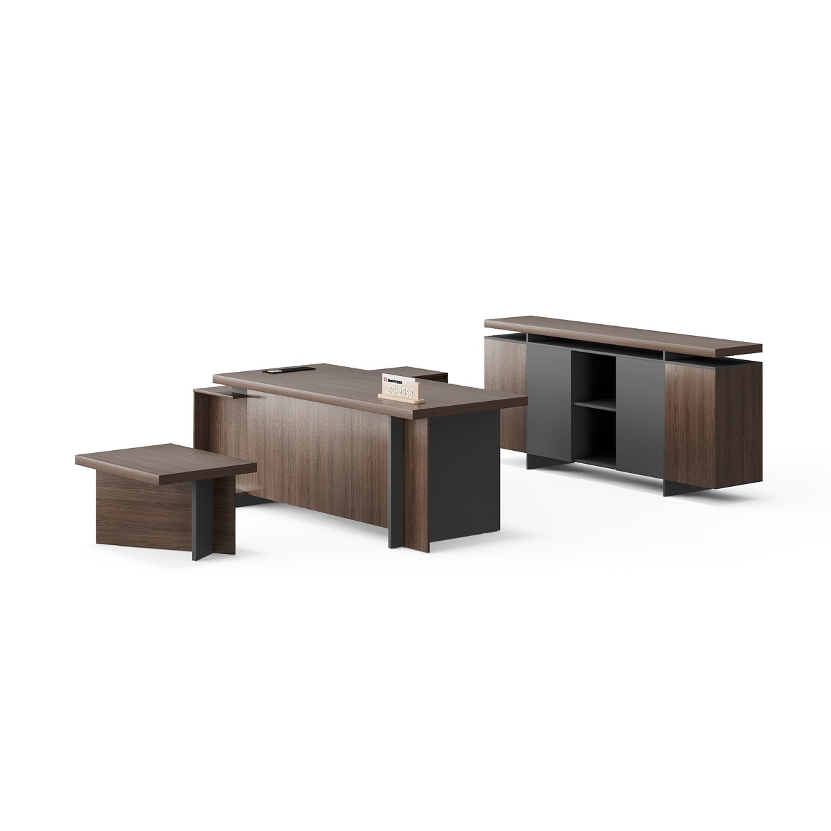 BG Tembus 521 Produk: Workstation Putih & Kabinet Mobile