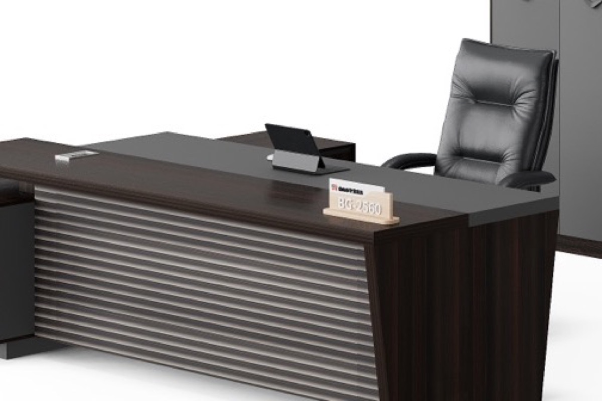 Executive L-Desk + Cabinet Set — feature detail 5