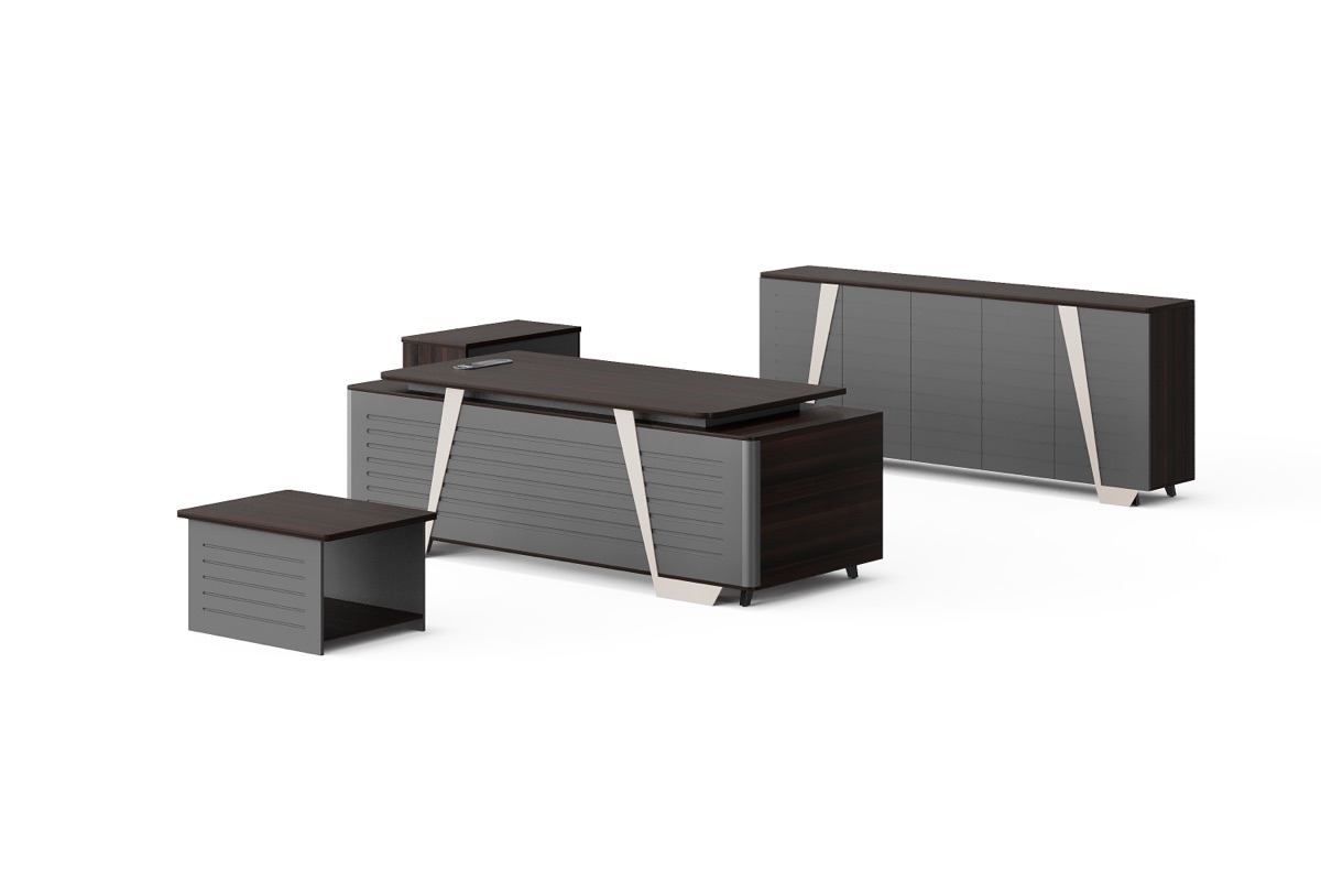 Meja Eksekutif + Side Cabinet — detail fitur 4