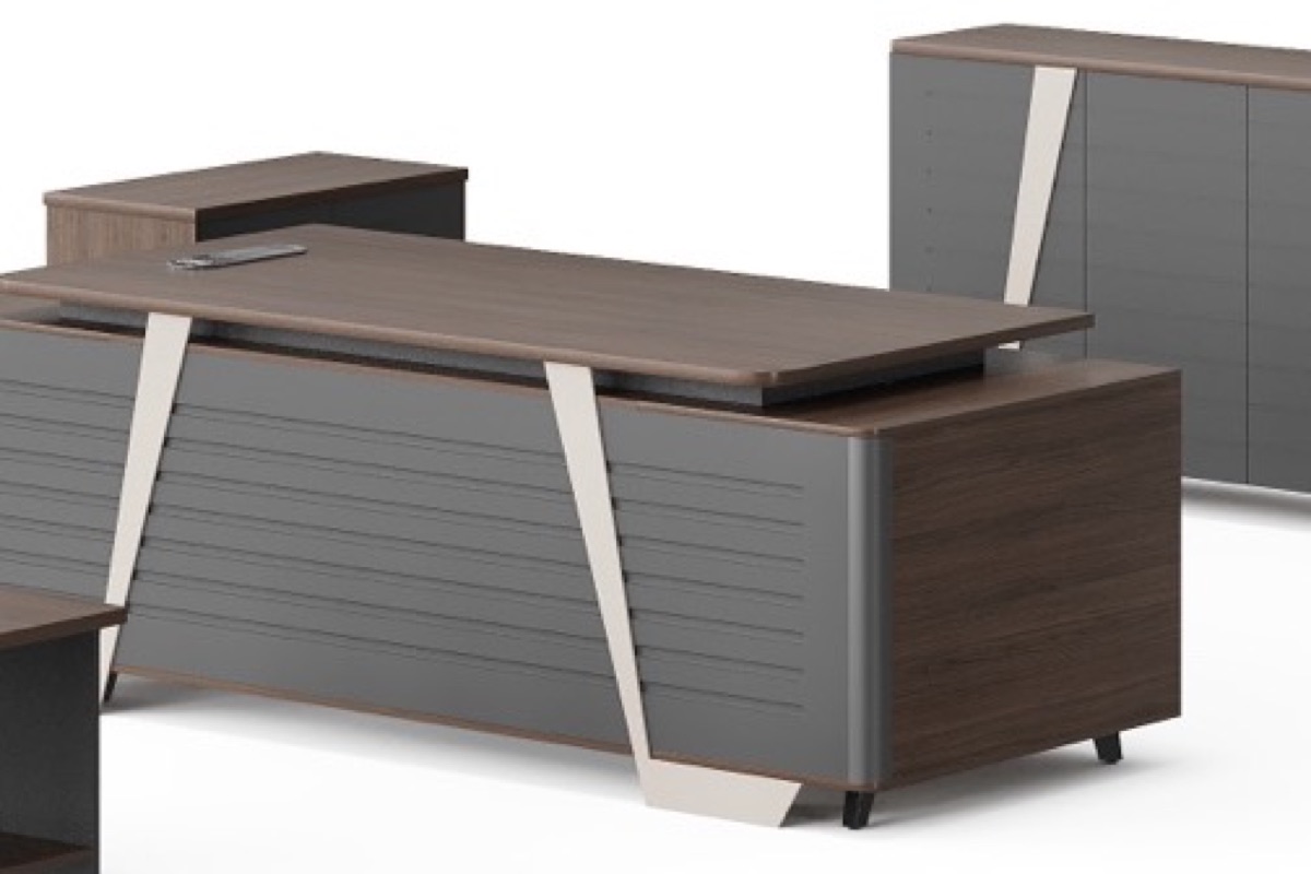 Meja Eksekutif + Side Cabinet — detail fitur 2
