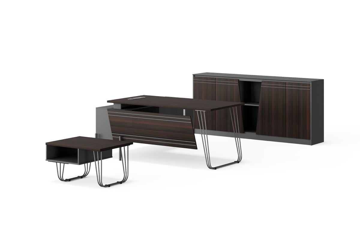 Meja Eksekutif L-Shape — BG-2569LA-B13