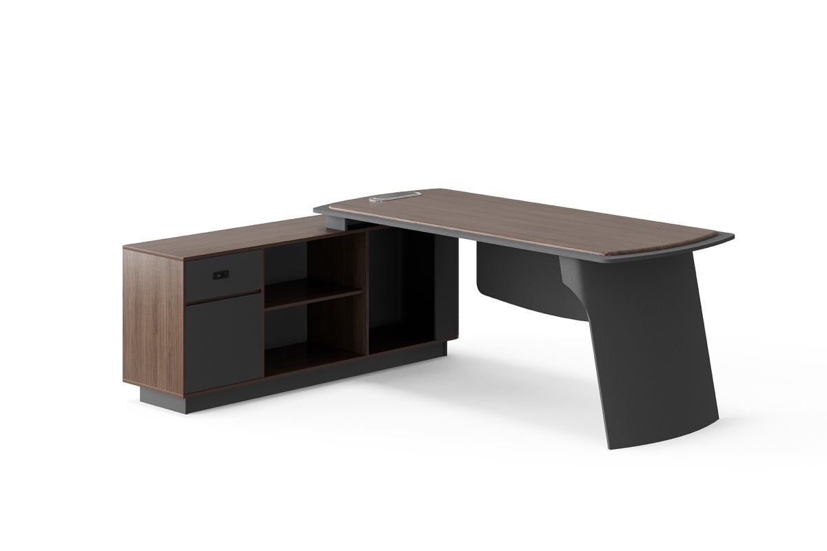 BG Tembus 471 Produk: Meja Direktur L-Shape Seri 2500