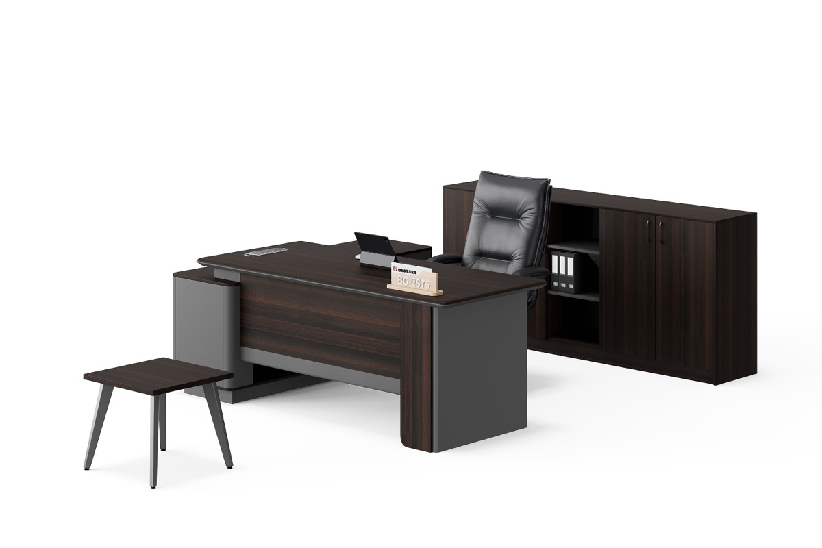 Meja Eksekutif L-Shape Modern — BG-2576LA
