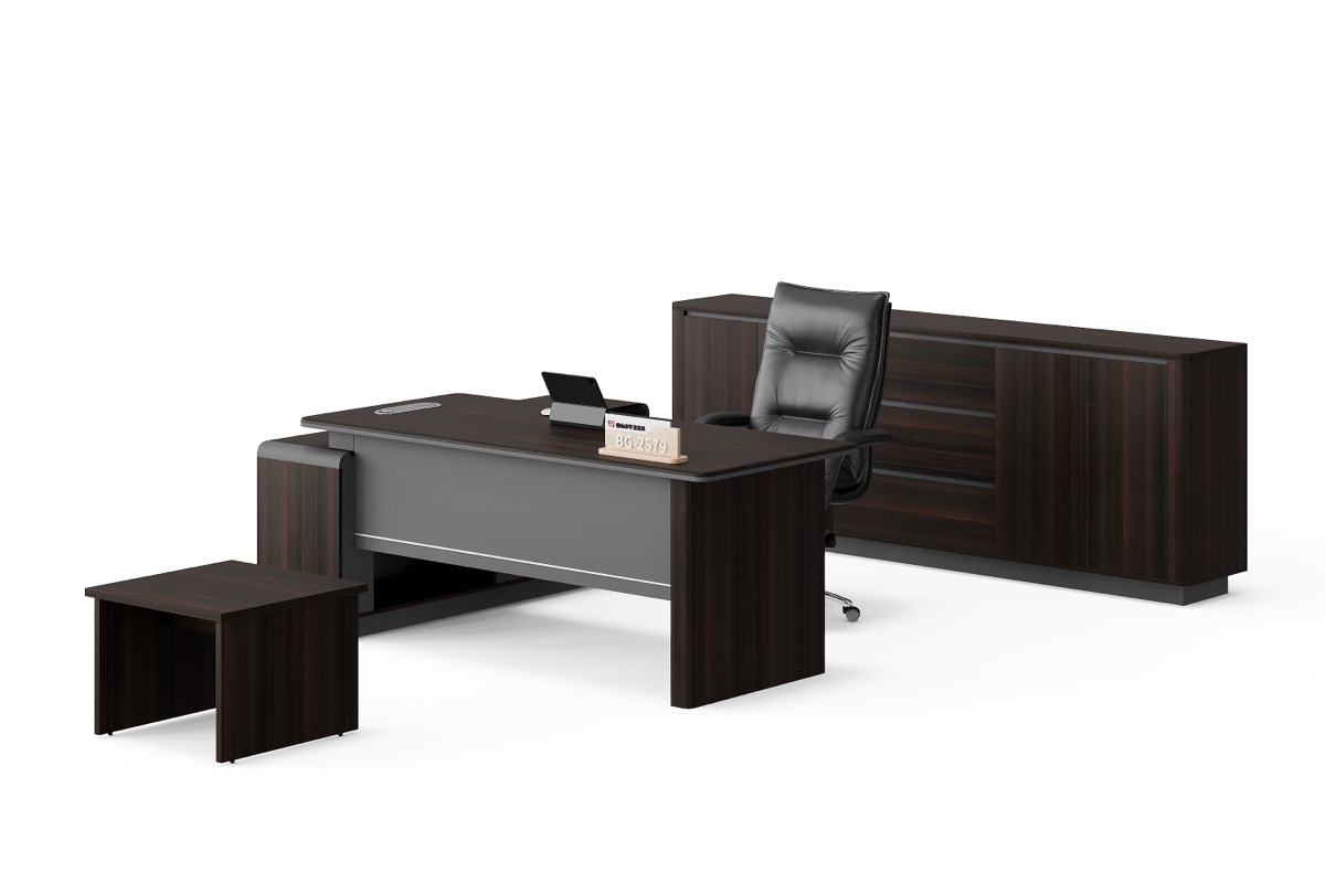 Meja Direktur Lurus Kabinet — BG-2579A