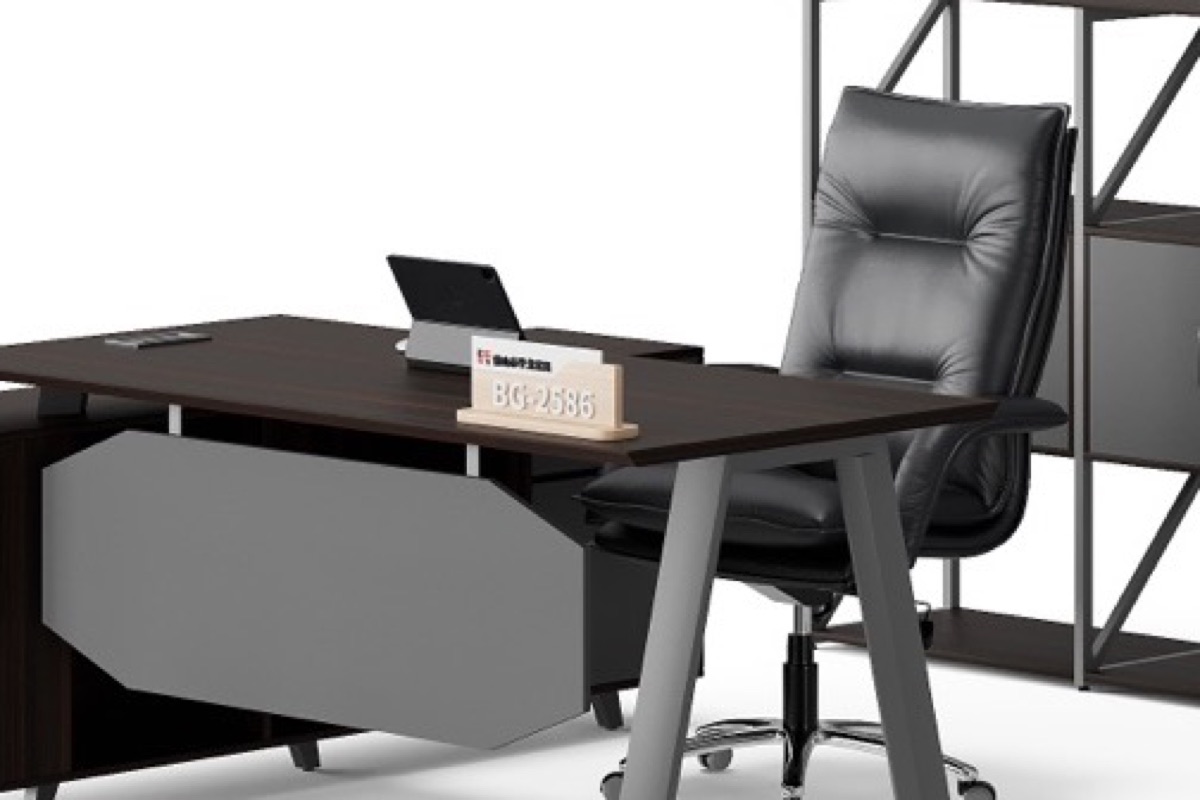 Meja Eksekutif L-Shape — detail fitur 2