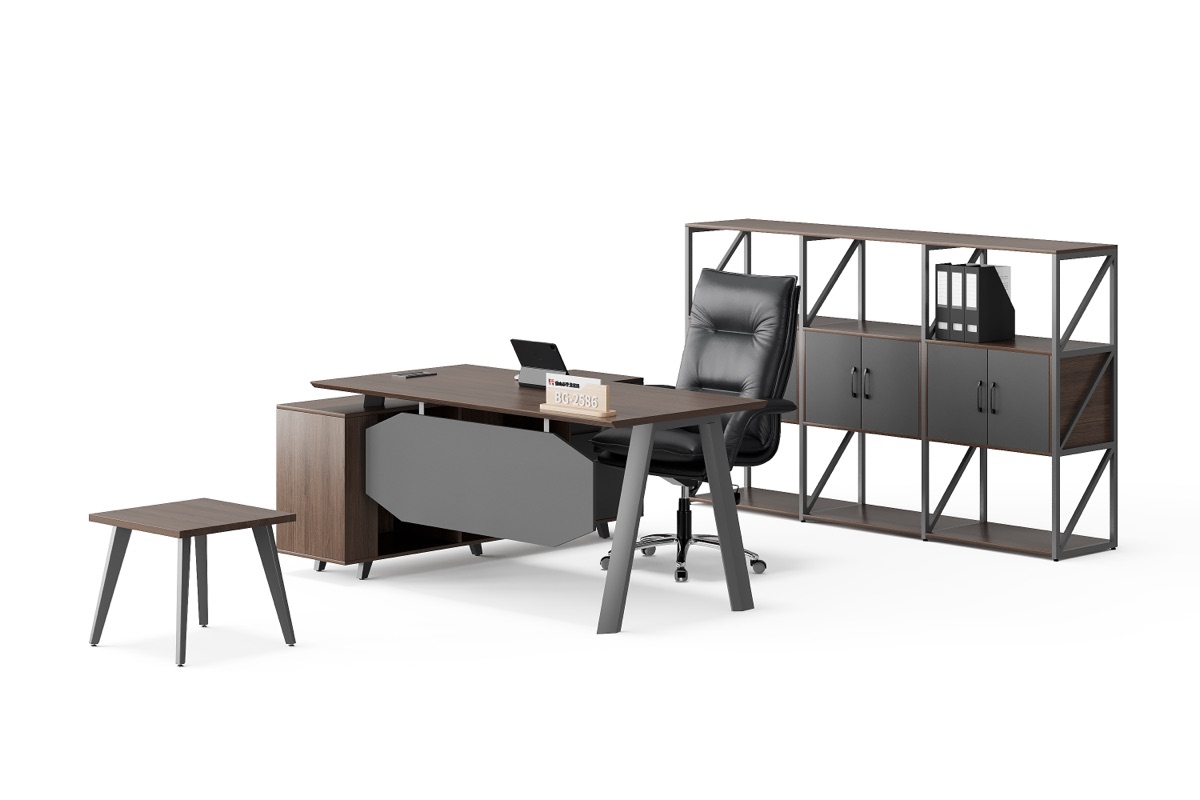 Meja Eksekutif L-Shape — detail fitur 4