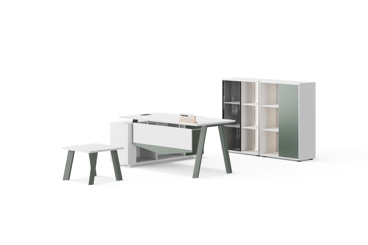 Meja Eksekutif L-Shape — detail fitur 3