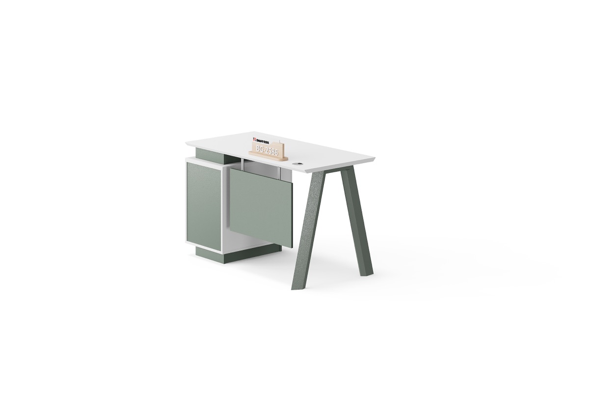 Meja Kerja Staf Kantor Putih — BG-2586S