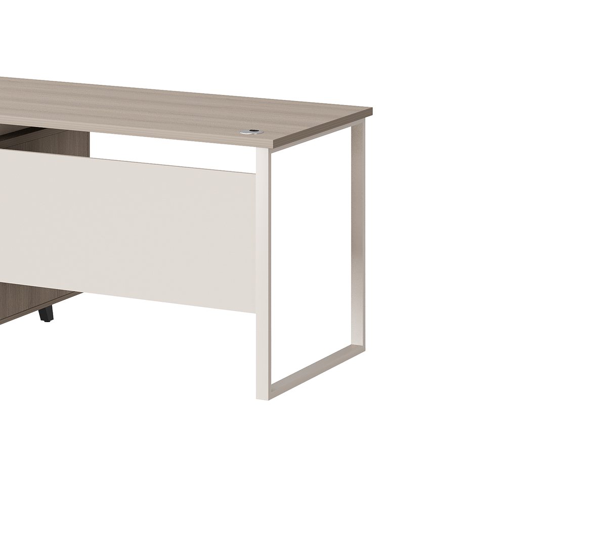Meja Manajer 140 cm Kabinet Samping — detail fitur 2