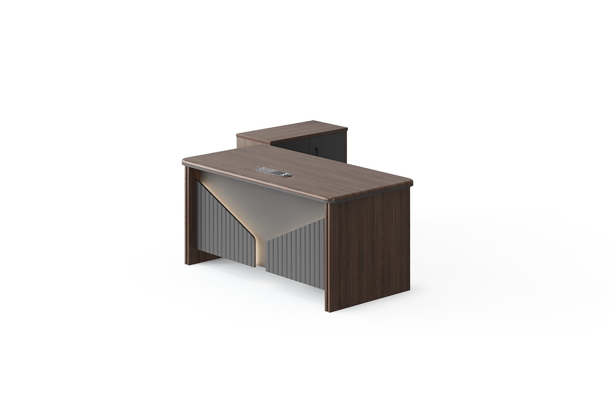 Meja Direktur L-Shape Premium — detail fitur 1