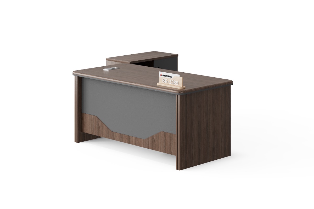 Meja Direktur L-Shape Premium — detail fitur 2