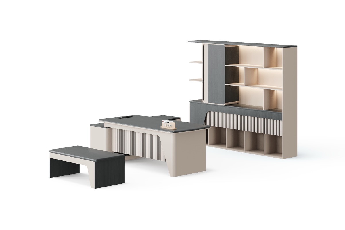 Meja Eksekutif L — detail fitur 2