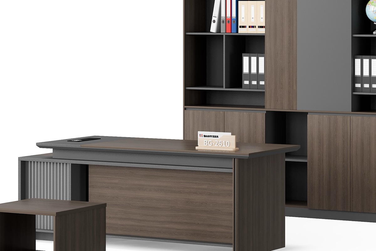 Meja Eksekutif L-Shape — detail fitur 1