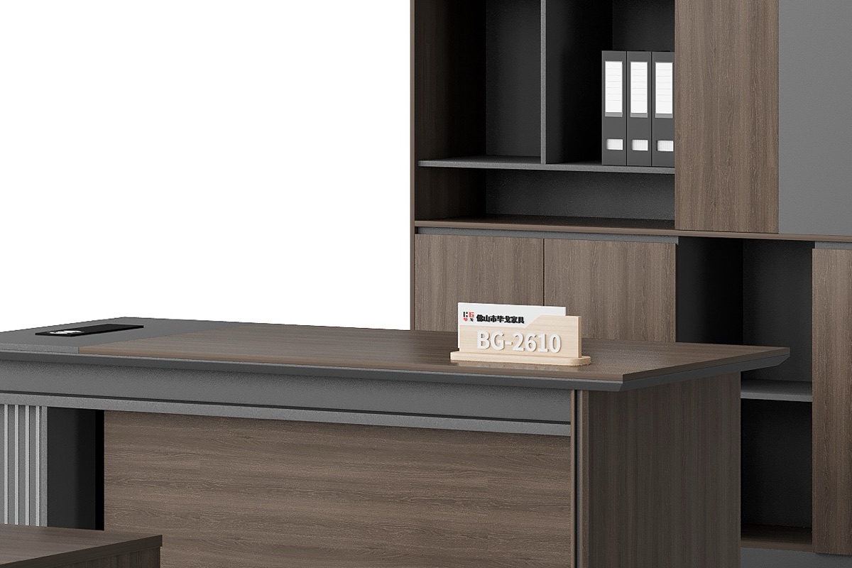 Meja Eksekutif L-Shape — detail fitur 2
