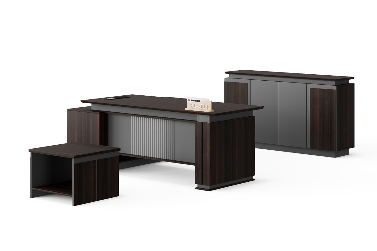 Meja Manajer L-Shape — detail fitur 1