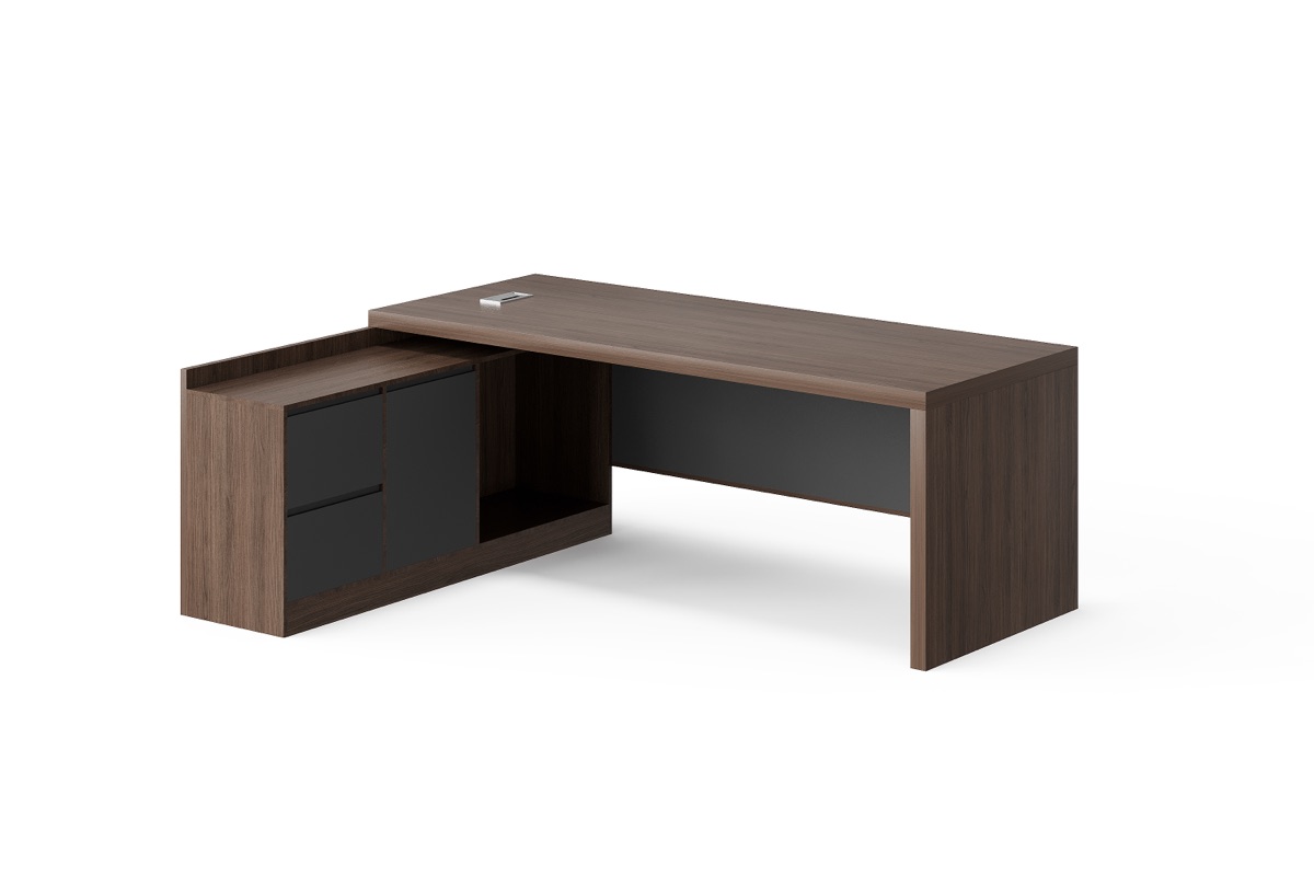 L-Shape Executive Desk 7 Colors — feature detail 1