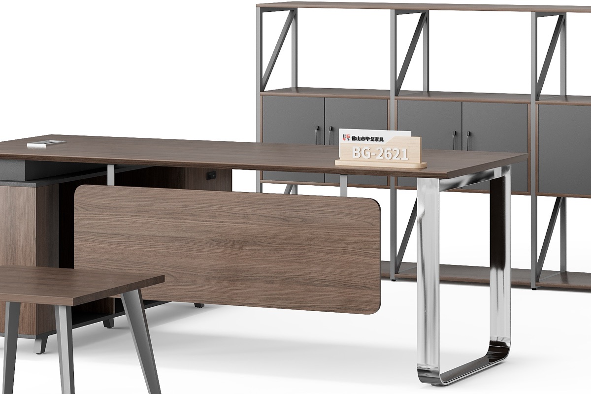 Meja Manajer L-Shape — detail fitur 1