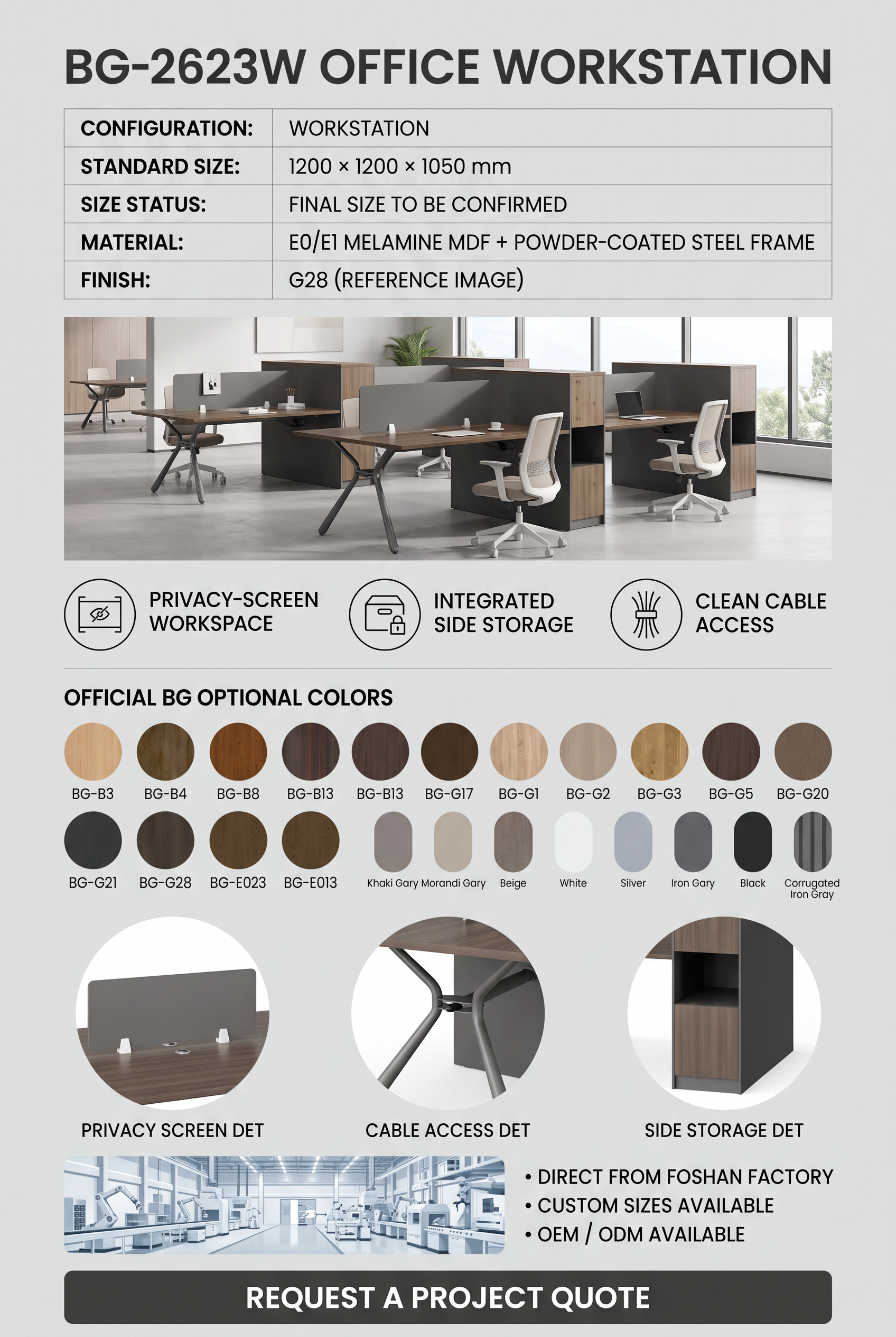Meja Eksekutif — detail fitur 3