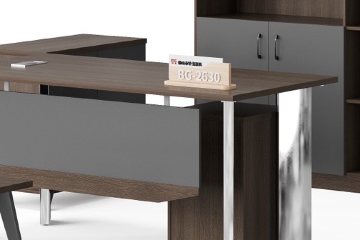 Meja Eksekutif + Side Cabinet — detail fitur 2