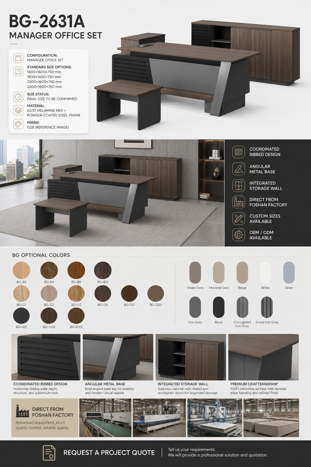 Meja Eksekutif — detail fitur 3
