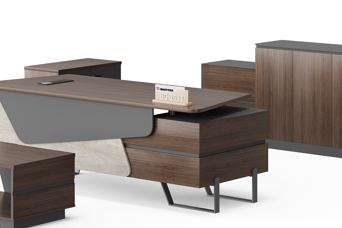 Meja Manajer + Kabinet — detail fitur 1
